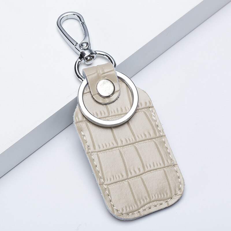 PU Leather Card Cover For Starline Alarm Tag Intercom Key Access Entrance Card Set Car Key Holder Guard Card Protecter: gray rectangle