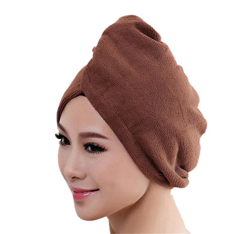 Super Absorbent Quick Dry Hair Towel/Microfiber Towel/Hair Towel Wrap for Women, / Turban For Drying Curly, Long & Thick Hair: Chocolate