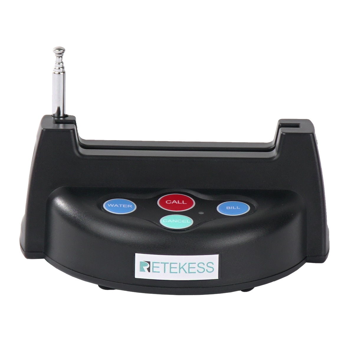 Retekess 2pcs 433MHz TD006 Waterproof Four Button Wireless Calling Pager Call Button Transmitter Table Card Coffee Shop