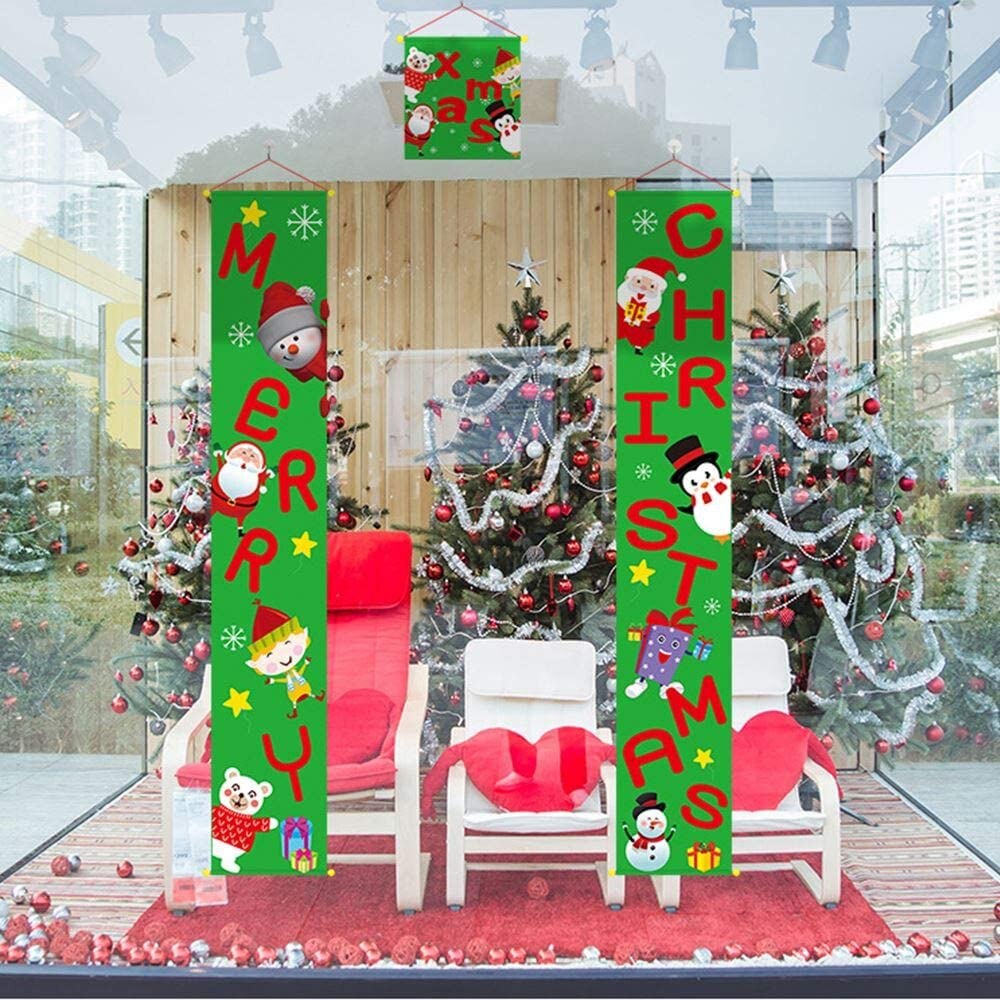 Juledørbannere nøddeknækker soldat hængende indretning til hjemmet glædelig jul ornamenter godt år navidad