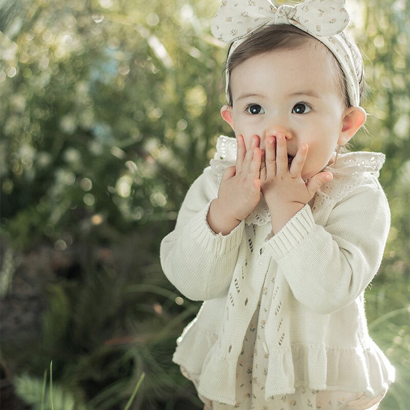 0-3 Jaar Baby Meisje Trui Kleding Gebreide Vest Knop Outfit Jas Vier Seizoenen Uitloper Jas Jongen Meisje Trui 3m-3y