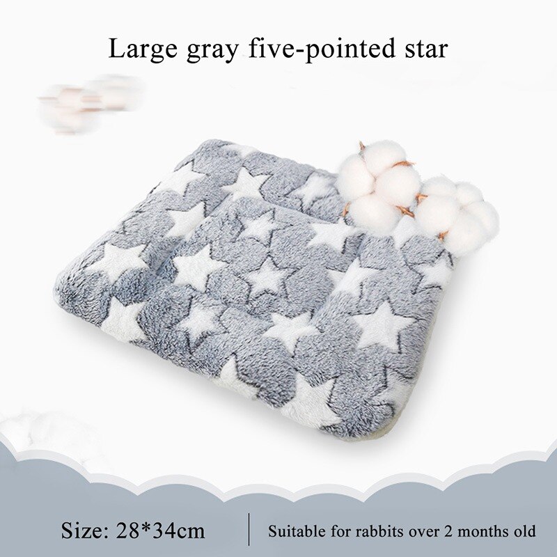 Soft Fleece For Hamster Mat Small Animals Bed for Cat Rats Pet Rabbit Warm Blanket Guinea Pig Sleeping Bed Hamster Accessories: gray 28x38cm
