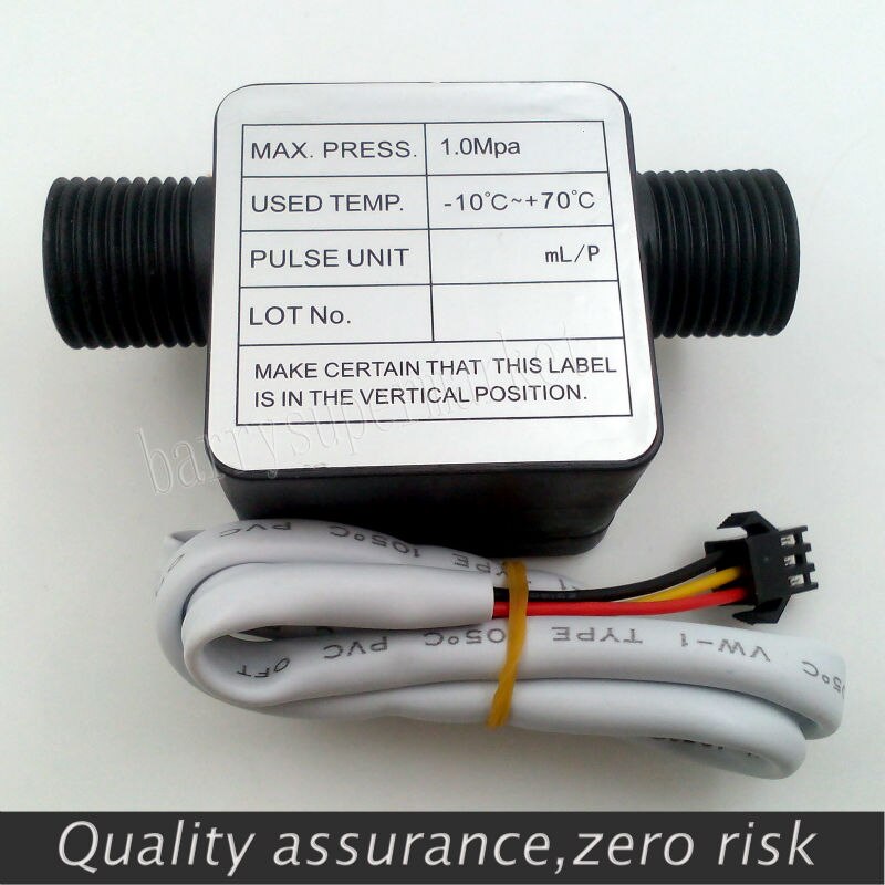 Flow meter fuel gauge flowmeter caudalimetro counter flow indicator sensor milk honey detergent Hall flowmeter G1/2 0-10LPM