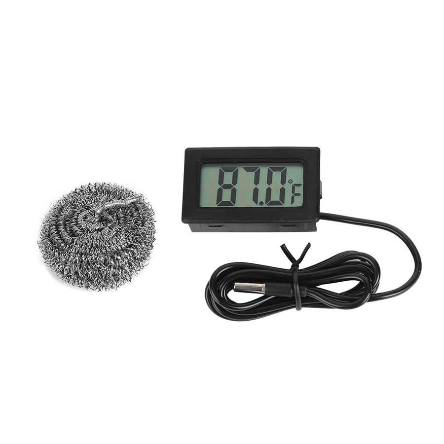 2m Electric Water Heating Rod Floating Electric Immersion Water Heater with Temperature Tester Yellow UK 220-250V