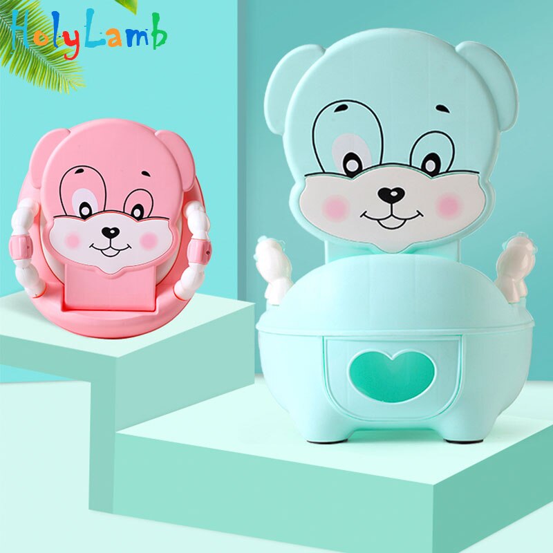 Animal chiot bébé Pot cuvette de toilette formation siège de toilette Pot pour enfants enfants bassin de lit Portable urinoir sur la toilette pour bébés
