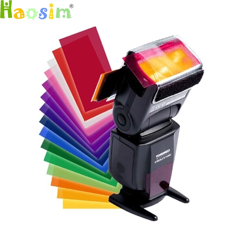 12 Kleuren/Set Kleur Kaart Voor Strobist Flash Gel Filter Kleurbalans Met Rubberen Band, Diffuser Verlichting