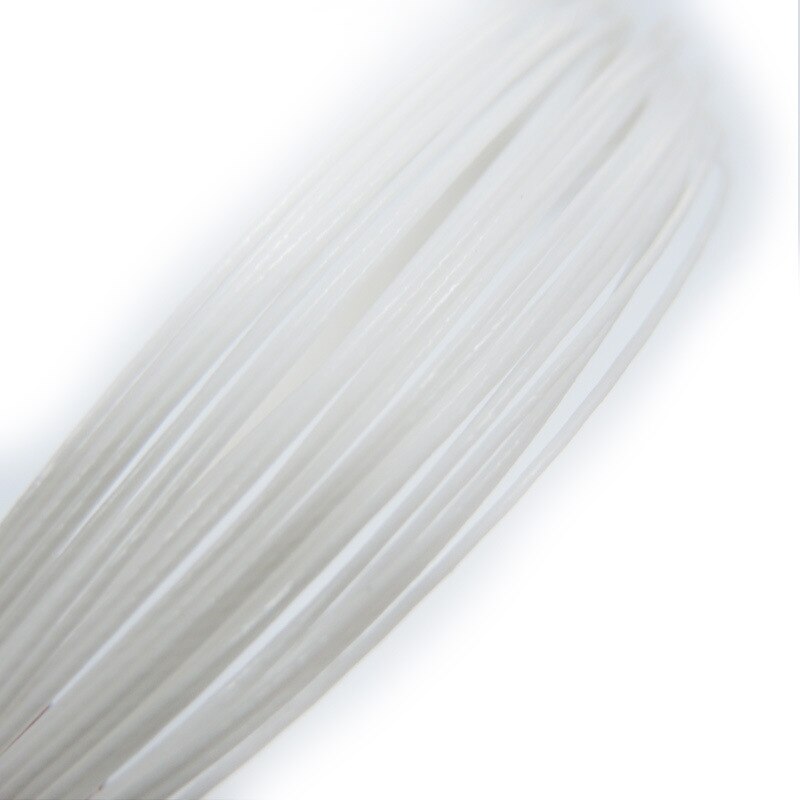 Allpha Badminton String Nylon Monofilament Duurzaamheid 0.78Mm 10M Training Badminton Racket Netto S1500 10 Stks/partij: white