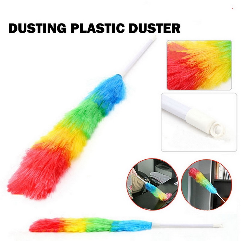 Soft Microfiber Cleaning Duster Dust Cleaner Handvat Veer Statische Anti Magic Household Cleaning Tools