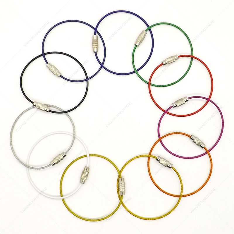 sales well stainless steel wire rope collection ring 10pcs/package hanging ring factory direct