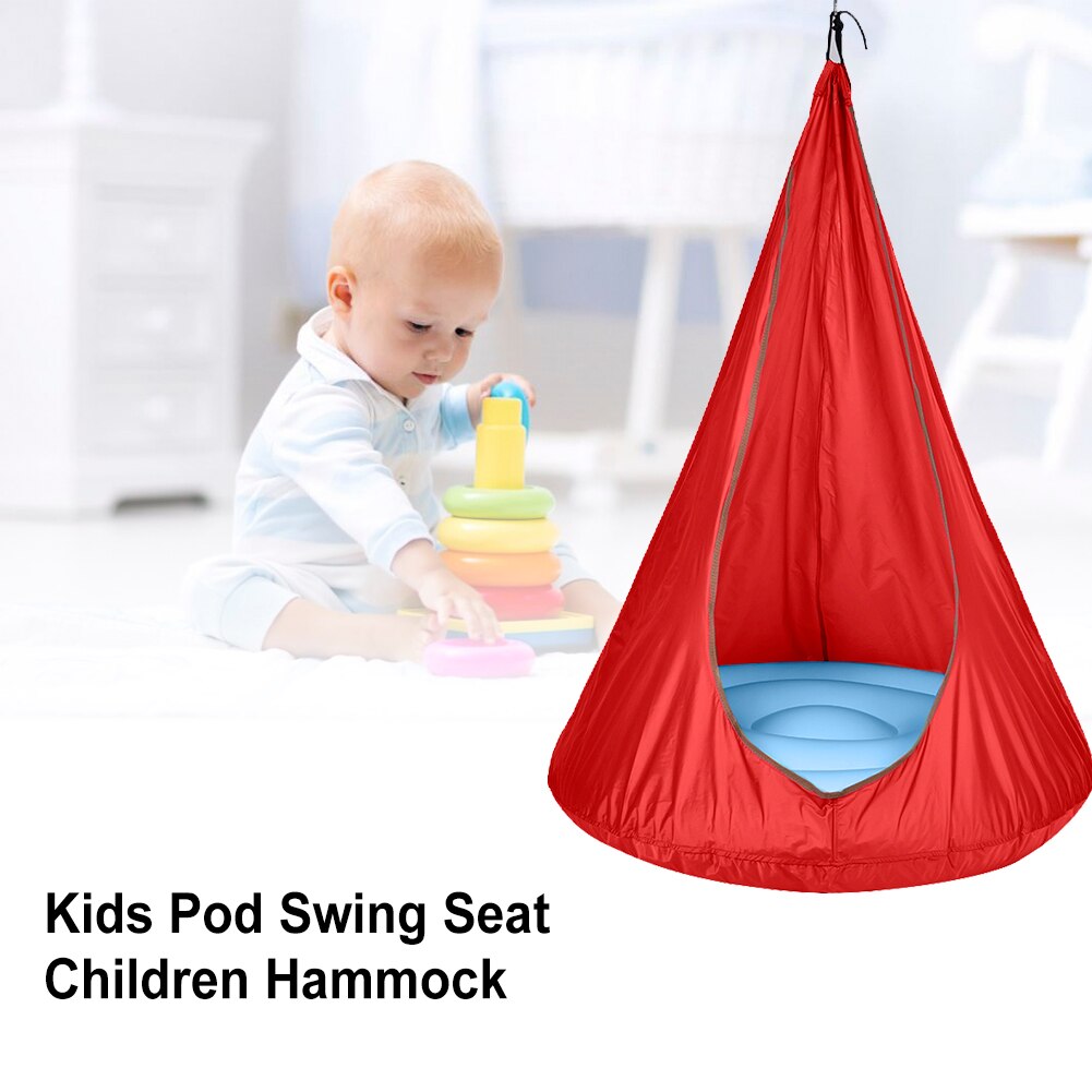 Newportable Swing Thuis Kind Hangmat Stoel Kids Swing Pods Enkele Persoon Outdoor Indoor Alle Seizoen Opknoping Seat