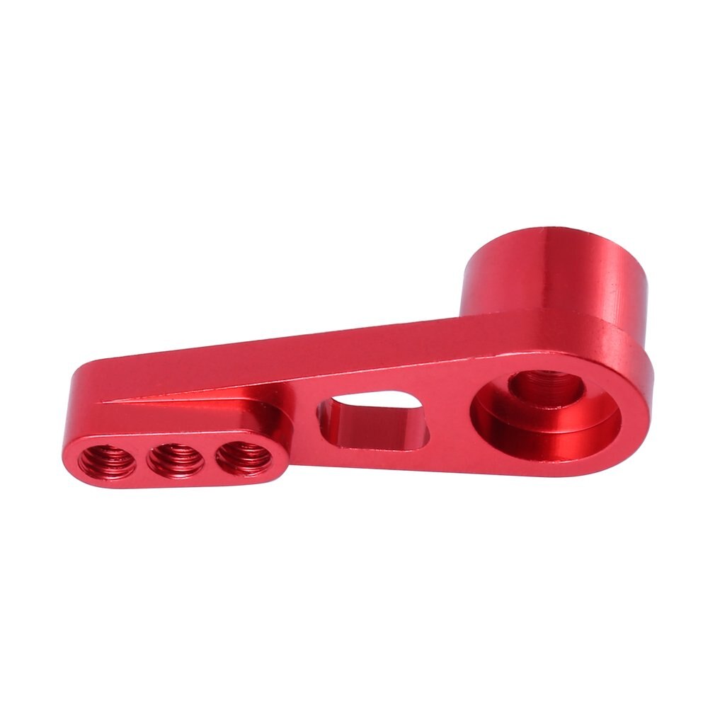 Upgrade Aluminium Rc Auto Vervangende Onderdelen 25T Servo Steering Arms Voor Wltoys 12428 12429 Rc Voertuig: Rood