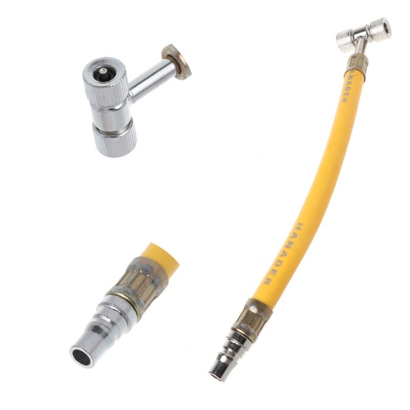 Bicycle Air Pump Tube Inflator Universal Multi Functional Connector For Tire Press Gauge Motorcycle Bike Electrocycle Accessorie
