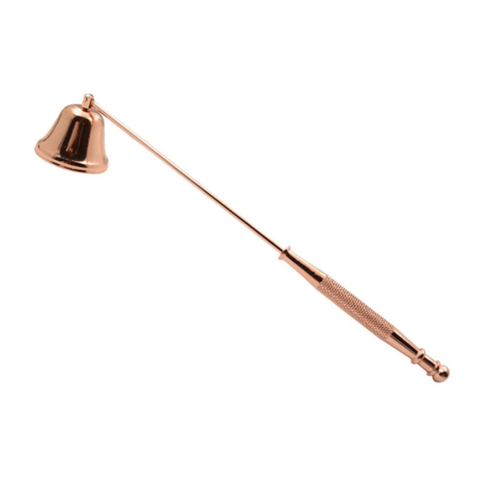 Bell-Shaped Candle Fire Extinguisher Vintage Stainless Steel Candle Hand Put Off Household Banquet Candle Extinguisher Handle: 04
