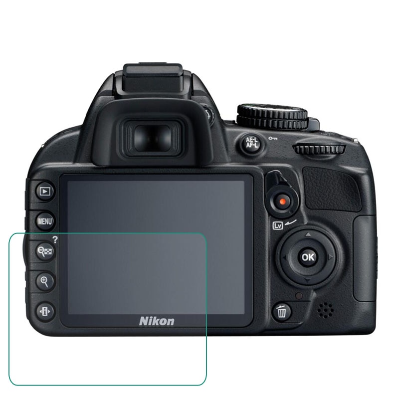 Protector de vidrio templado para cámara Nikon D3100 D3200 D3300 D3400 D3500 DSLR, película protectora de pantalla LCD