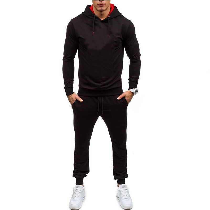 sport pak mannen winter running jogging fitness sportkleding mannen casual sport hoodie pak