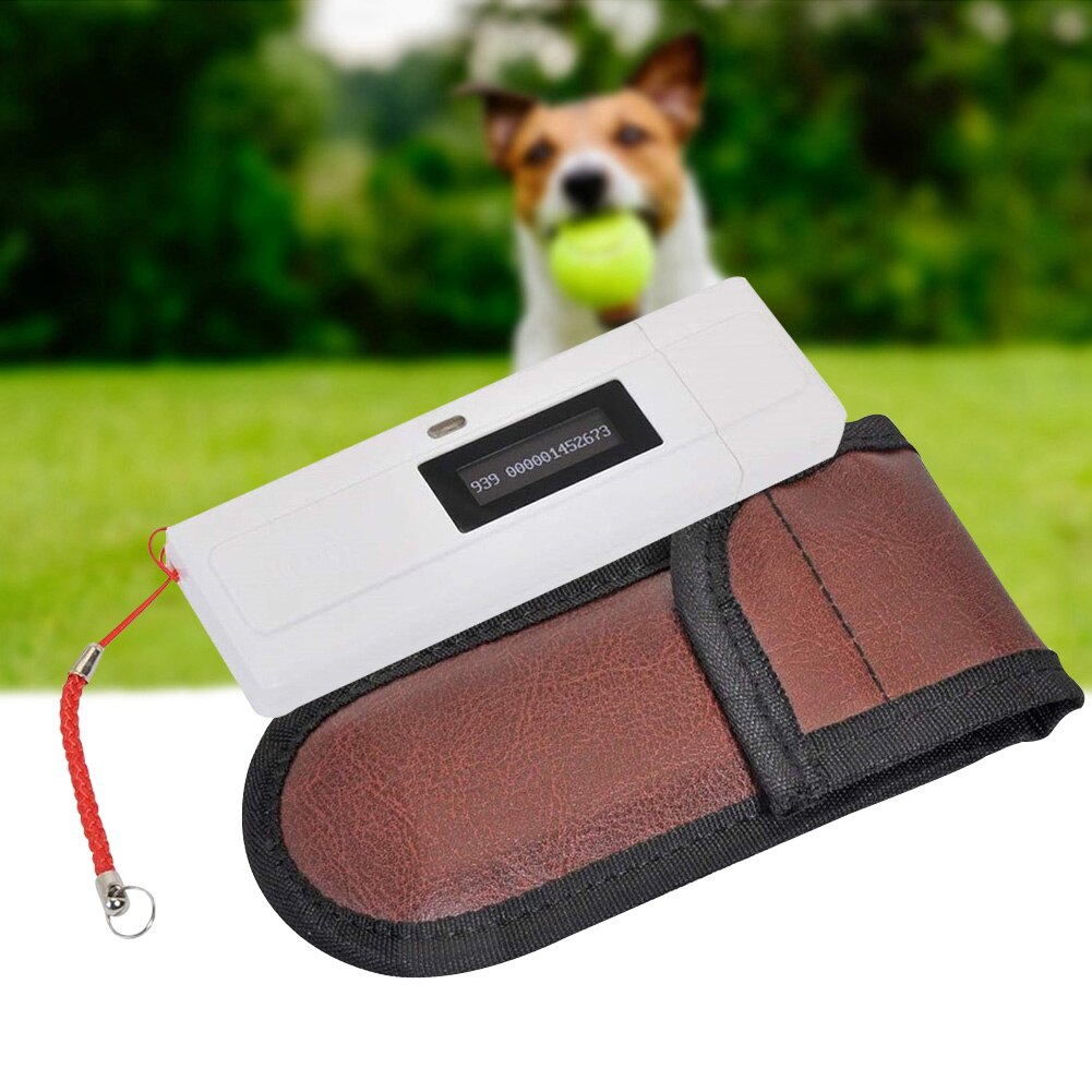 Microchip Scanner ID LCD Display Tracking Barcode Portable Reader Dog USB Rechargeable Pet Supplies Cat High Brightness Animal