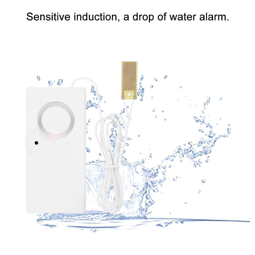 Water Sensor 120dB Security Water Overloop Leakage Alarm Sensor Water Level Alarm System Water Leak Sensor
