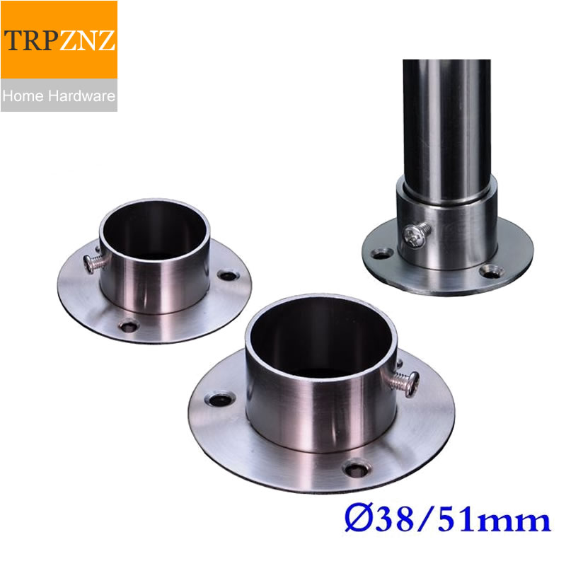 Bride de siège de tube rond en acier inoxydable, pour tube de 38mm de diamètre et tube de 51mm