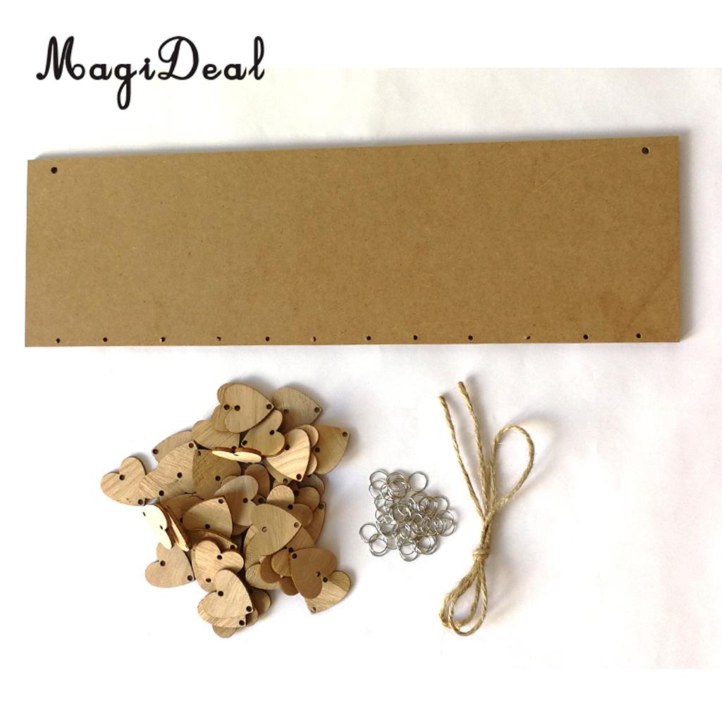 Magideal familjen födelsedagar påminnelse kalender träskiva plack skylt hängande dekor