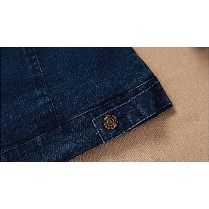 NaranjaSabor-Chaquetas vaqueras de bolsillo de para hombre, chaqueta vaquera entallada con estrellas y rayas, atuendo chaqueta para hombre, abrigos, ropa de N439