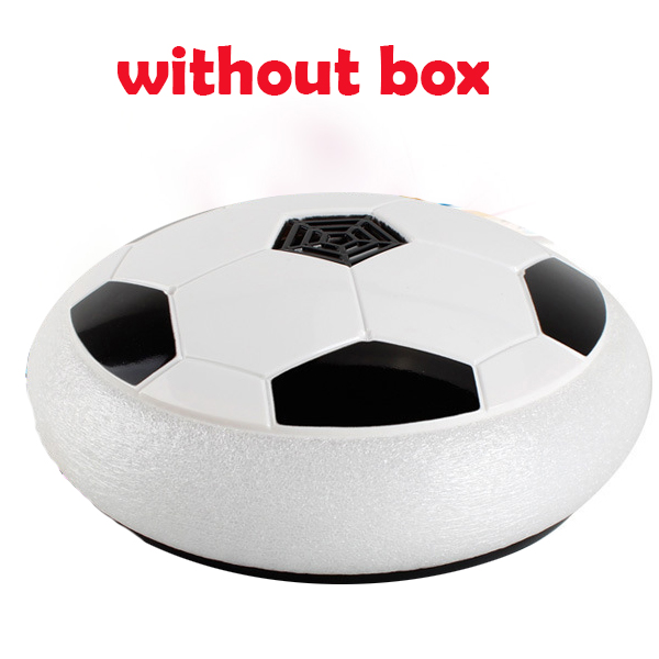 Kids Air Power voetbal trainingsapparatuur Grappige LED Licht Knipperende Bal Speelgoed voetbal Ballen Disc Zweefvliegen Multi-oppervlak Zweven: Licht Geel