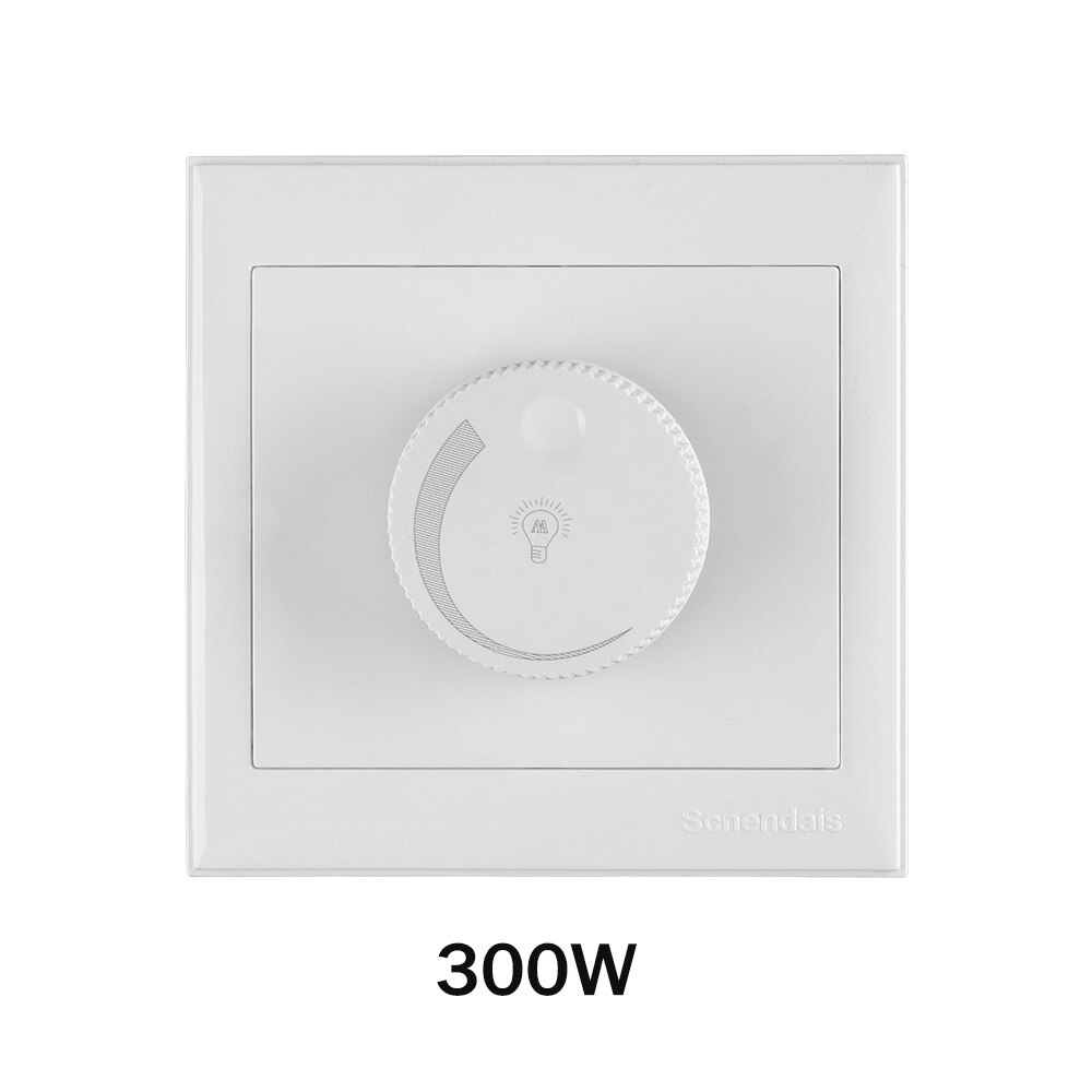 Interruptor de atenuación LED SCR, atenuadores de brillo para luces LED ajustables, Panel regulable, focos de luz descendente, 220V, 300W /600W /1000W: 300W