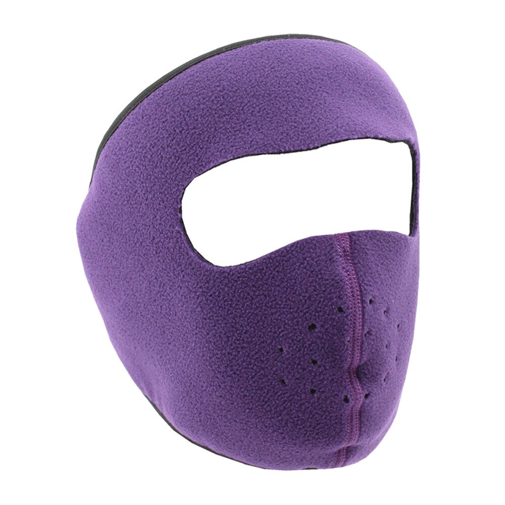 Wiatroszczelna czapka kominiarka zima Snowboard maska narciarska robić jazdy na rowerze motocykl ochrona przed słońcem opaska: purpurowy