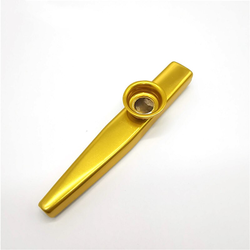 Metal Kazoo Lightweight Portable For Beginner Funny Instrument Music Lovers Woodwind Instrument Simple Easy To Learn: 02