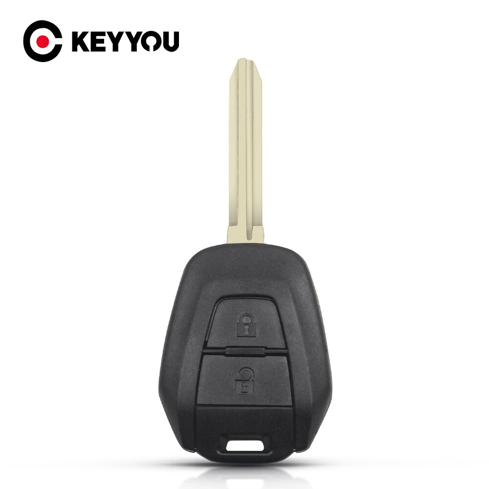 Keyyou Voor Suzuki Swift Remote Smart Key Shell Fob Leeg Beschermhoes Vervanging 2 Knoppen Ongecensureerd TOY43 Sleutelblad
