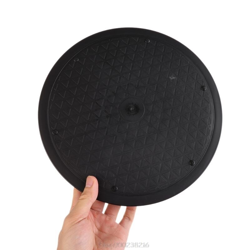 10" Round Bonsai Turntable Rotating Plate Wheel Revolving Home Kitchen Cake Display Stand Ceramic Clay Au27