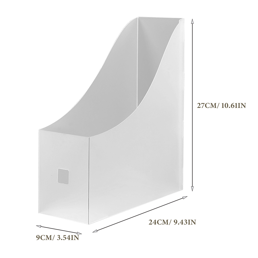 5Pcs Classroom Organizer Vertical Paper Organizer Office Shelf Desktop File Vertical Bookshelf Archive File Storage Box