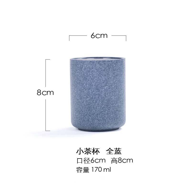 Ceramic Coffee Cup Porcelain Personal Single Pottery Tea Cups Korea Style Drinkware Wine Mug Water Mugs: E-170ml