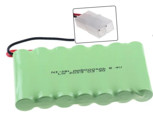 3.6v/4.8v/6v/7.2v/9.6v 5000mah ni-mh aa bateria recarregável para brinquedos rc carros tanques robôs armas barcos brinquedos acessórios: Marfim
