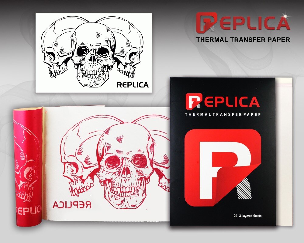 Replika rött stencilpapper (20 st)