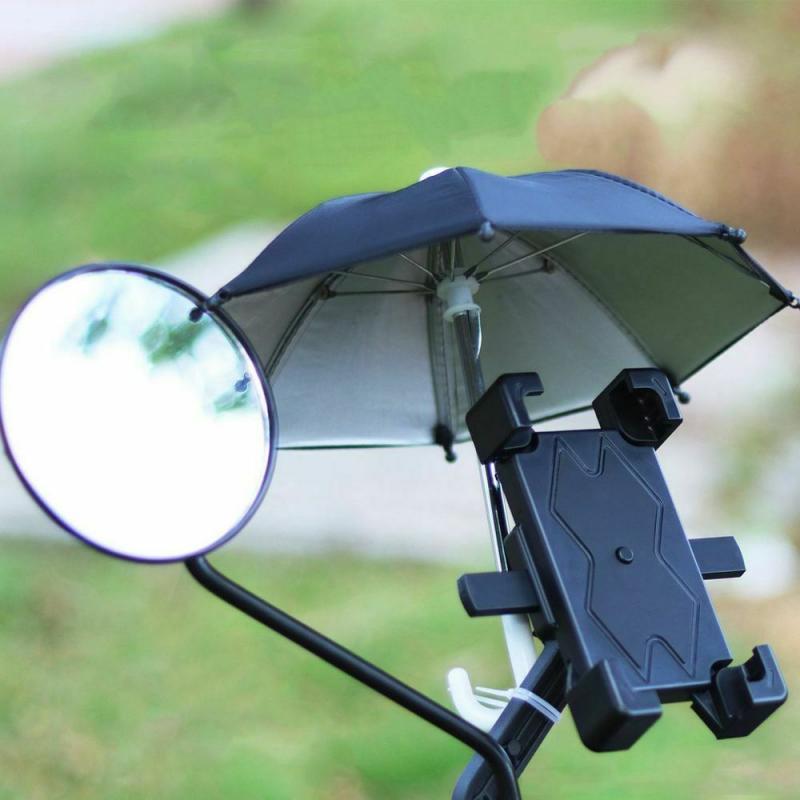 Support de téléphone portable pour vélo, Mini parapluie, imperméable, Protection solaire, accessoires de cyclisme