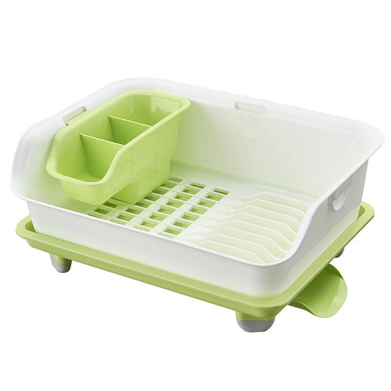 Kitchen Double-layer Drain Bowl Rack 2-layer Rack Tableware Storage Rack Dish Plastic Rack Product Multi-function