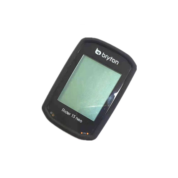 Étui en Silicone pour ordinateur de vélo et protection d&#39;écran pour Bryton Rider 15 neo, GPS: 1pc Black With Film