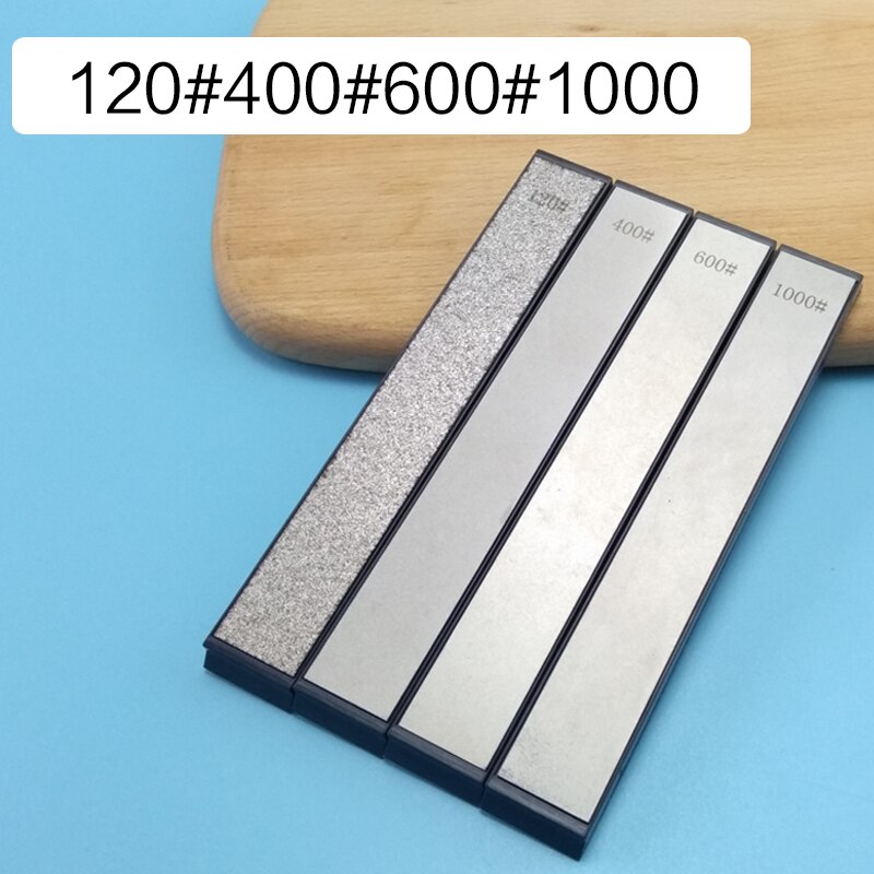 Empfehlen 200 Streugut Diamant Schärfen Stein Spitzer schleifen Profi Klinge werkzeug küche Messer Küche Schere messer spitzer: 4 Steine-A
