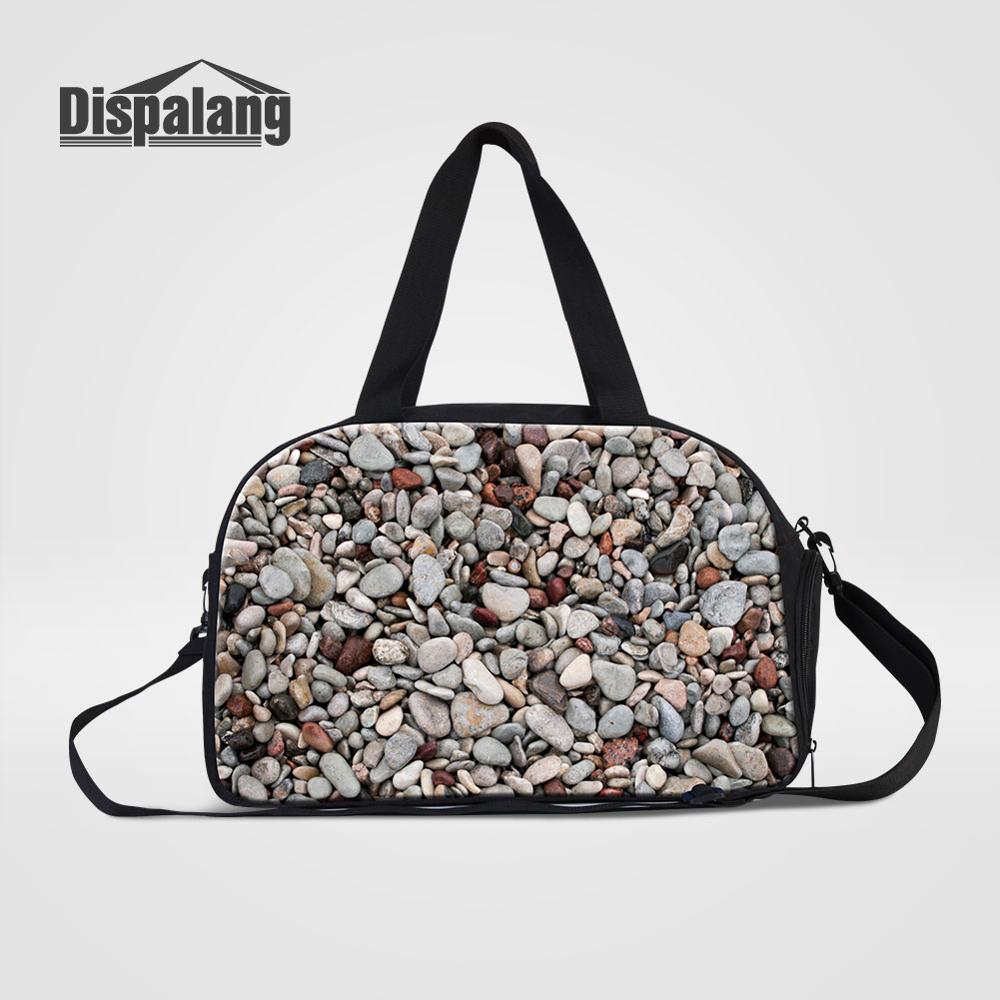 Dispalang genial hombres bolsas de viaje bolsos de gran capacidad bolso de las mujeres de viaje bolsa de hombro a hombro bolsa equipaje bolso de mano: Transparente