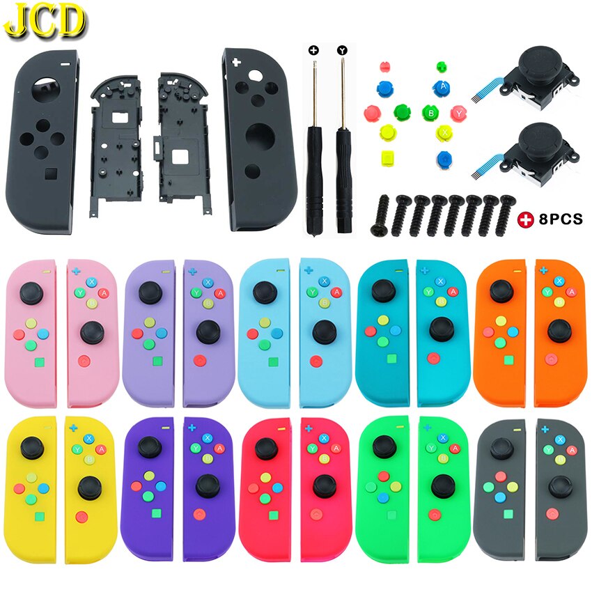 JCD For Nitend switch JoyCon Controller Plastic Housing Shell Case for NS NX Joy Con Cover Repair Parts