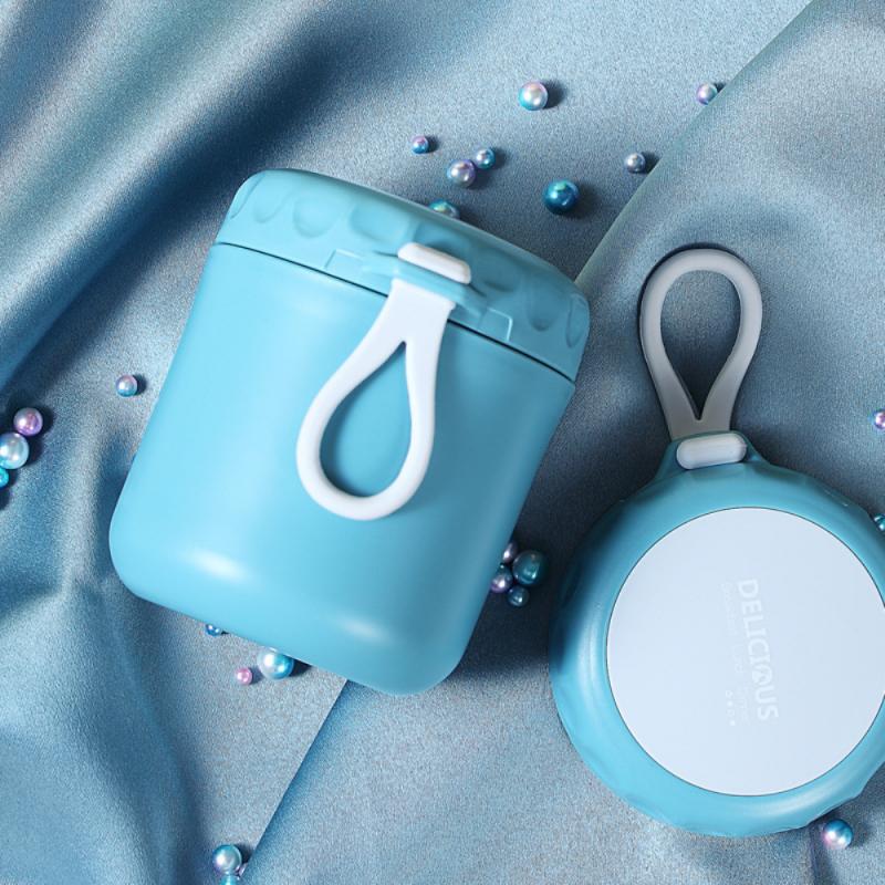 1 pcs Portable Stainless Steel Soup Cup Breakfast Porridge Soup Pot Work Lunch Box Portable Water Cup Vacuum Flasks