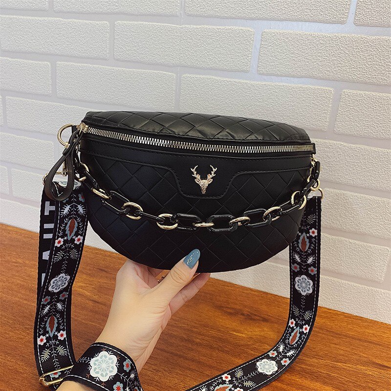 Damen herbst retro einfach zu kombinierende schultertasche, achseltasche, schlichte umhängetasche, handtasche, crossbody-tasche: Schwarz -2