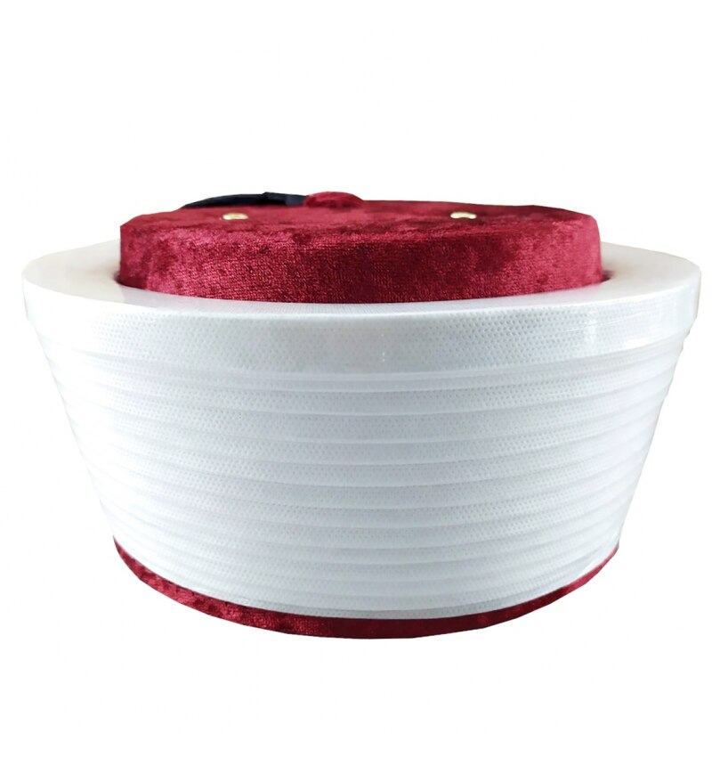 Imam-turbante estilo turco, sombrero de oración, modelo recto, vestido en Turquía, visera slamic