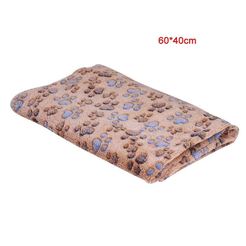 Cama de perro plegable portátil, caseta de Chihuahua, Yorkie, cama de Gato para perros pequeños/gatos, manta para cachorro: Brown Blanket