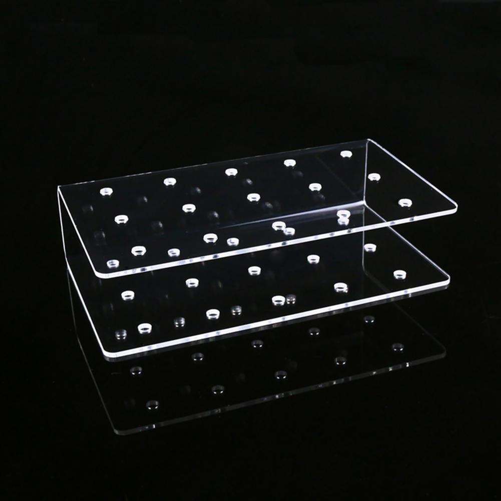 Clear Cake Pop Houder Acryl Lolly Houder Rechthoek Double Layer Cake Pop Stand Display Lolly Stand Voor Bruiloft