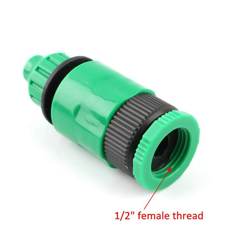1 sarja 1/2 " -4/7mm letku puutarhan pikaliitin hana-adapteri puutarha mikro tippakastelu kastelu sisähalkaisija 4mm putken liitos