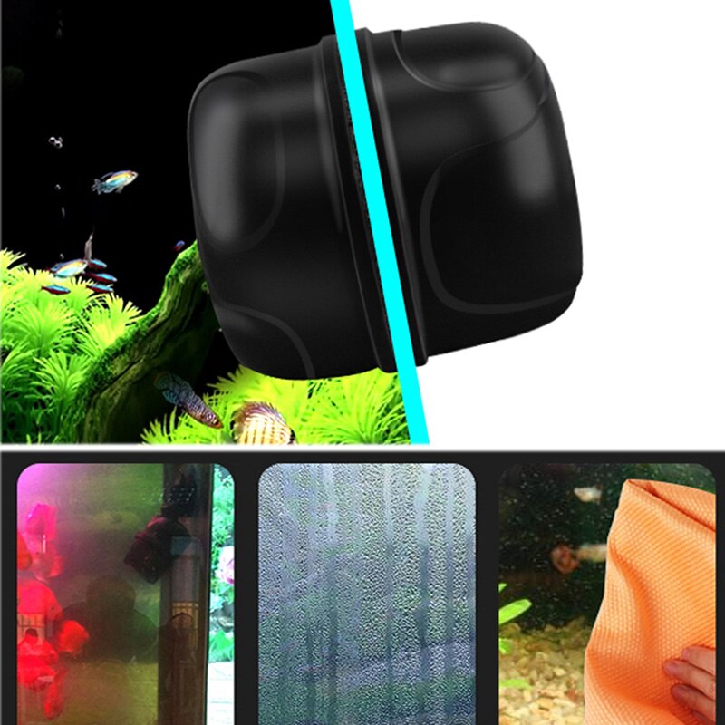 Magnetische aquarium cleaner Drijvende Aquarium Aquarium Algen Glas Cleaner Scrubber Schone Borstel