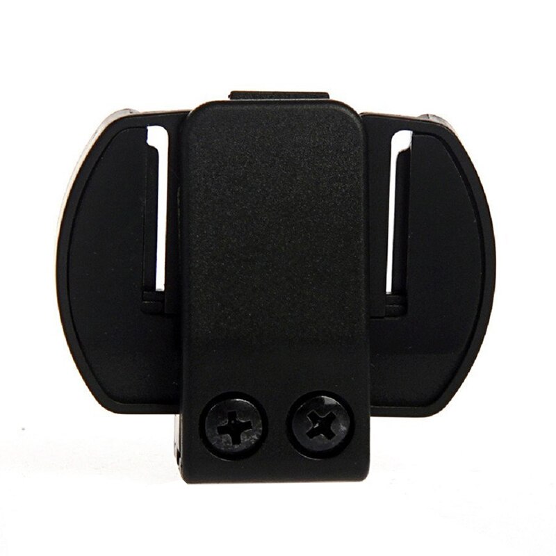 Lot De 2 Supports Pour Interphone Moto Bluetooth - Compatible V6/V4 - Clip De Montage Pour Casque