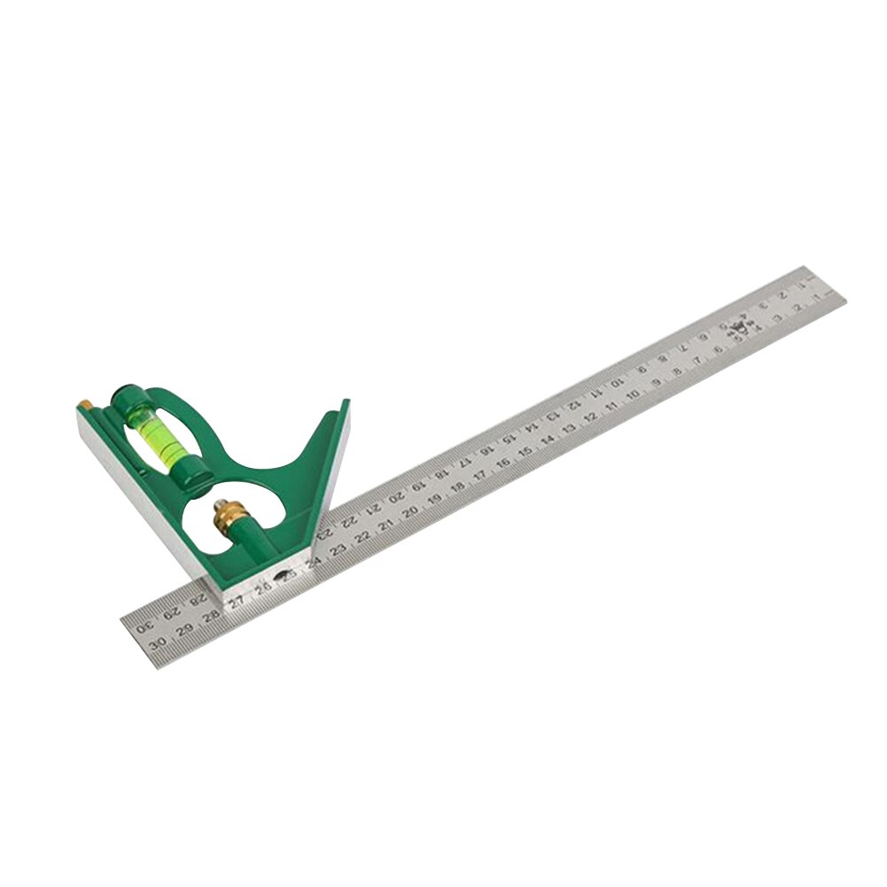 3 In1 Adjustable Ruler Multi Combination Square Angle Finder Protractor 300mm Measuring Set Tools Universal Ruler Right Angle: A