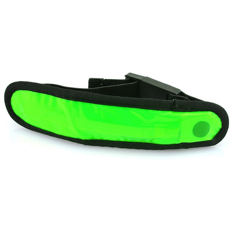 Hand Strap Wristband LED Safety Reflective Light Shine Flash Glowing Luminous Armband Arm Belt Band Wrist Support TOO789: Green